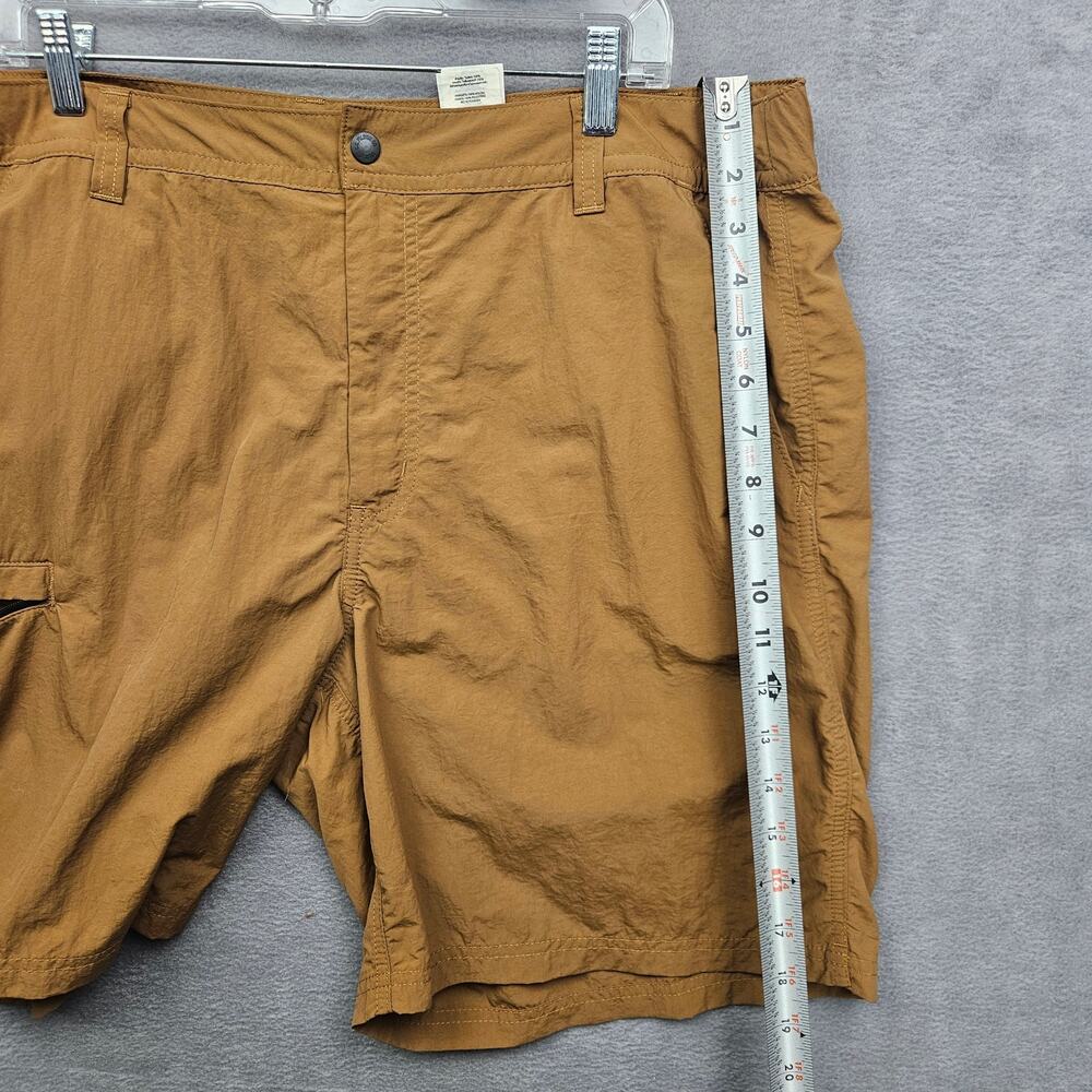 Filson Gained Canyon Men Flat Front Brown Chino Shorts Gorpcore Hiking Outdoor - Picture 4 of 8